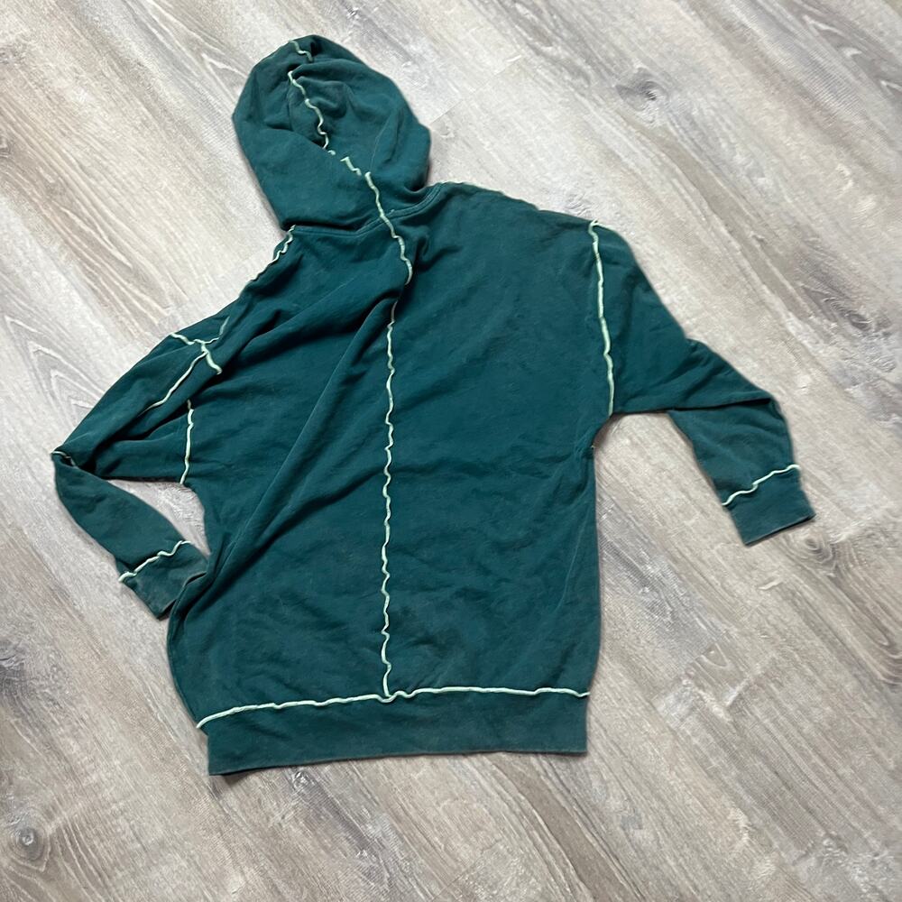Wild Fable Women's Green Long Sleeve Seamed Hooded Sweatshirt - Medium - NWT - Picture 6 of 8